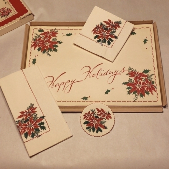 VINTAGE Holiday Hostess Party Ensemble - Picture 1 of 11